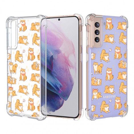 เคส Samsung Anti-Shock [ SHIBA ] สำหรับ Galaxy S22 / S21 / Note20 / 10 / 9 / S20 / FE / S10 / S10e / Plus / Ultra / Lite